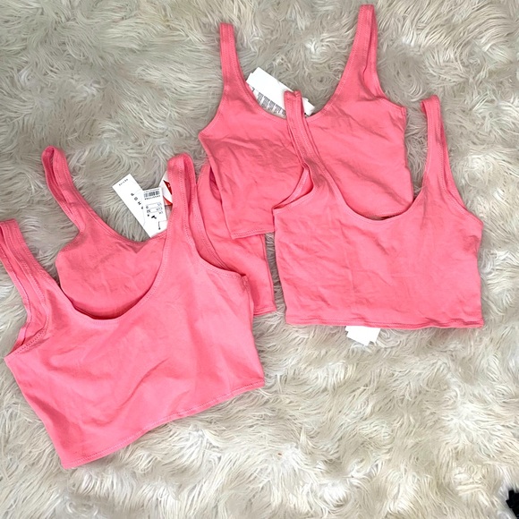 Topshop Pink Cotton Crop New With Tag 🌿 - Picture 2 of 4